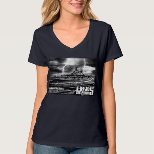 Amfibisch aanvalsschip Peleliu Shirt (Voorkant)