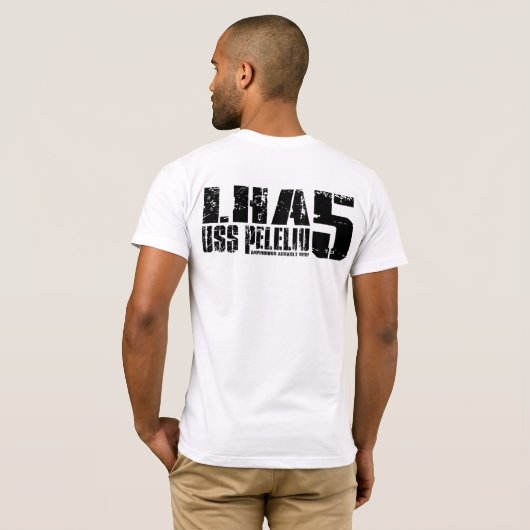 Amfibisch aanvalsschip Peleliu Shirt (Achterkant volledig)
