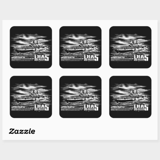 Amfibisch aanvalsschip Peleliu Sticker (Vel)