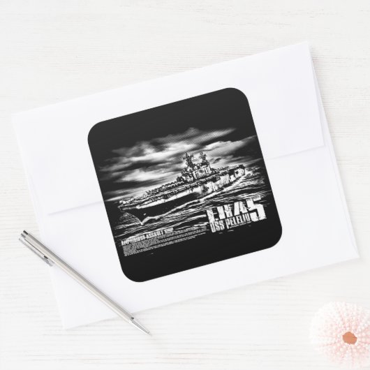 Amfibisch aanvalsschip Peleliu Sticker (Envelop)