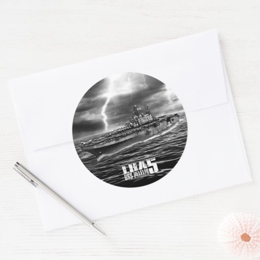 Amfibisch aanvalsschip Peleliu Sticker (Envelop)