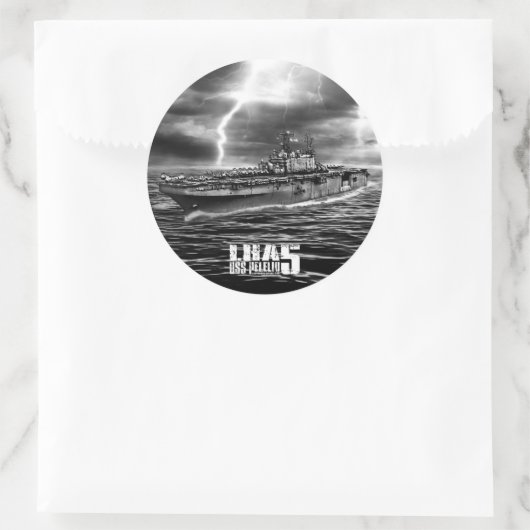 Amfibisch aanvalsschip Peleliu Sticker (Tas)