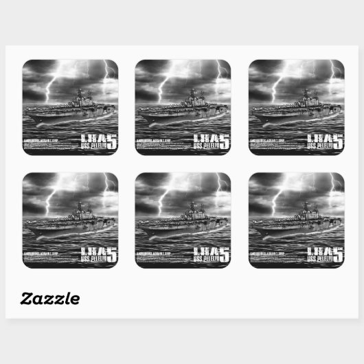 Amfibisch aanvalsschip Peleliu Sticker (Vel)