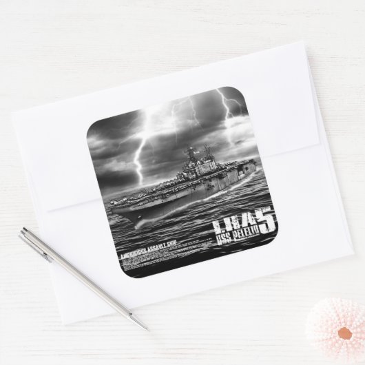 Amfibisch aanvalsschip Peleliu Sticker (Envelop)