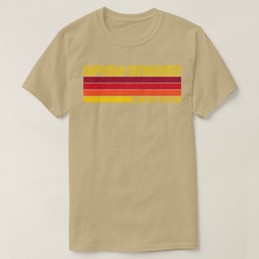 Amfibisch bemanningslid t-shirt (Design voorkant)