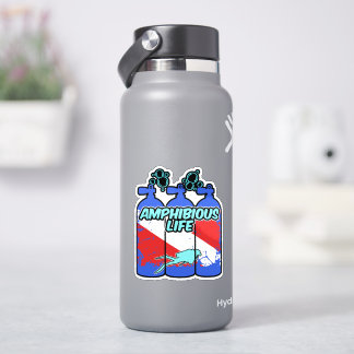 Amfibisch Duiken Sticker