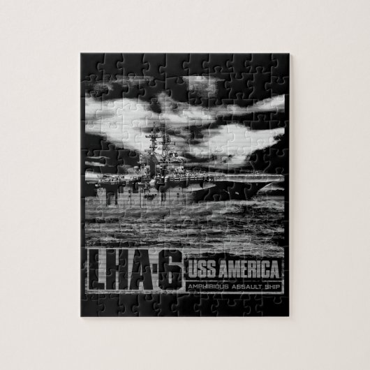 Amfibisch schip Amerika Legpuzzel (Verticaal)