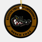 Amfibisch sinds 1941 keramisch ornament (Voorkant)