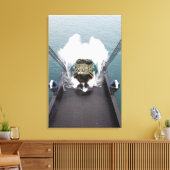 Amfibische aanvalsvoertuigen lossen uit de USNS Canvas Afdruk (Insitu (Woonkamer))