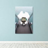 Amfibische aanvalsvoertuigen lossen uit de USNS Canvas Afdruk (Insitu (Houten vloer))