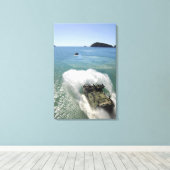 Amfibische Assaulenuitstappen uit het ruim Canvas Afdruk (Insitu (Houten vloer))