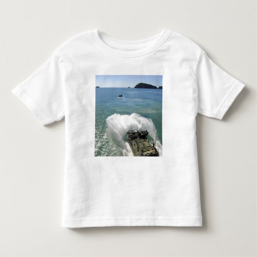 Amfibische Assaulenuitstappen uit het ruim Kinder Shirts (Voorkant)