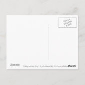 Amfibische en viskoning, fantasiekunst, onderwater briefkaart (Achterkant)