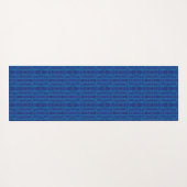 Amfibische en viskoning, fantasiekunst, onderwater yogamat (Achterkant (horizontaal))