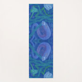 Amfibische en viskoning, fantasiekunst, onderwater yogamat (Voorkant)