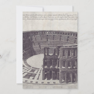 Amfitheater in Verona op het Piazza Bra Bedankkaart