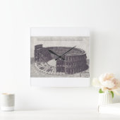 Amfitheater in Verona op het Piazza Bra Vierkante Klok (Huis)