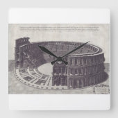 Amfitheater in Verona op het Piazza Bra Vierkante Klok (Voorkant)