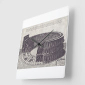 Amfitheater in Verona op het Piazza Bra Vierkante Klok (Hoek)