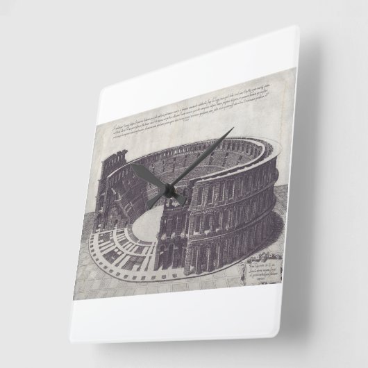 Amfitheater in Verona op het Piazza Bra Vierkante Klok (Hoek)