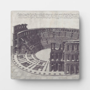 Amfitheater in Verona op Piazza Bra Fotoplaat