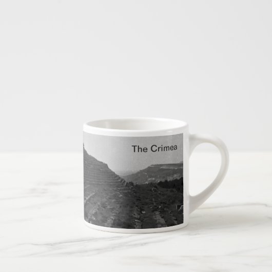 Amfitheater Limestone Quarry op de Krim Espresso Kop (Rechts)