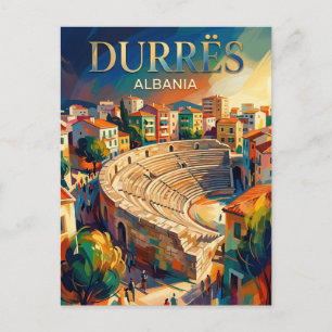 Amfitheater van Durrës Albanië Briefkaart
