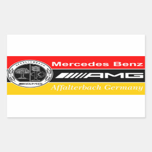 AMG-vlag Rechthoekige Sticker