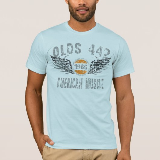 amgrfx - 1966 Olds 442 T-Shirt (Voorkant)