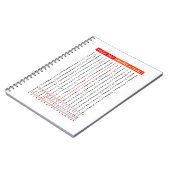 Amhaars alfabet Ethiopische taal Notitieboek (Linkerzijde)