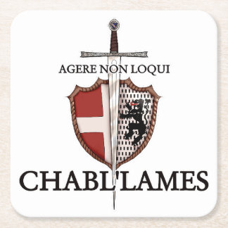 AMHE-logo affiche van de 74 Kartonnen Onderzetters