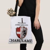 AMHE-logo affiche van de 74 Tote Bag (Dichtbij)