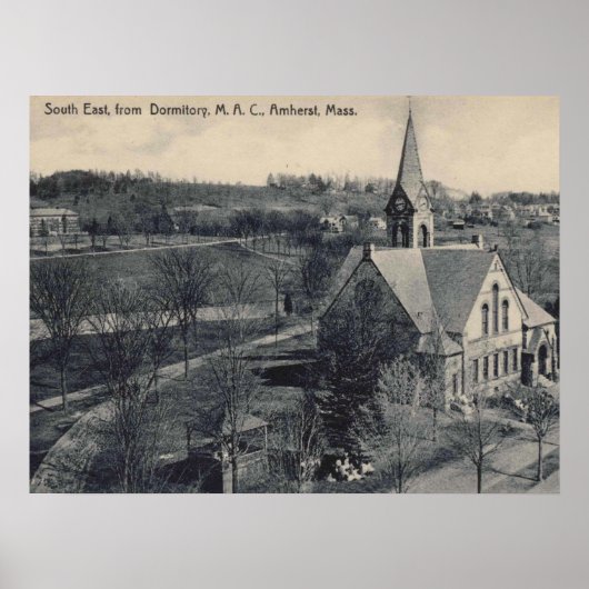 Amherst MA, Massachusetts, c1910 Poster (Voorkant)