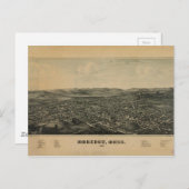 Amherst, Massachusetts (1886) Briefkaart (Voorkant / Achterkant)