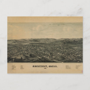 Amherst, Massachusetts (1886) Briefkaart