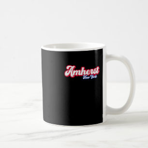 Amherst New York Ny Retro Script 716 Western New Y Koffiemok