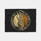 Amherst Nh _ New Hampshire _ Vintage Distressed Fleece Deken (Voorkant (Horizontaal))