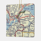 Amherst NS  Map Keramisch Ornament (Links)