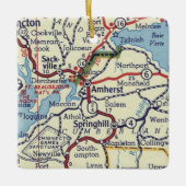 Amherst NS  Map Keramisch Ornament (Voorkant)