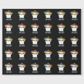 Ami-ghost Grappige Mexicaanse Ghost Pun Dark BG Cadeaupapier (Vlak)
