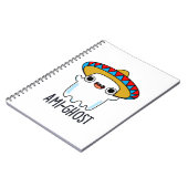 Ami-gost Funny Mexican Amigo Ghost Pun Notitieboek (Linkerzijde)