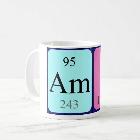 Ami periodieke lijstnaam mok (Voorkant links)