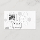 Amiable Honeycomb Meerdere fotocollage Visitekaartje (Achterkant)