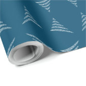 Amiable Monochrome artistieke kerstboom Cadeaupapier (Rol Hoek)