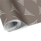 Amiable Monochrome artistieke kerstboom Cadeaupapier (Rol Hoek)