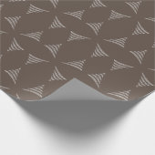 Amiable Monochrome artistieke kerstboom Cadeaupapier (Hoek)