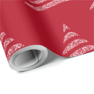 Amiable Monochrome artistieke kerstboom Cadeaupapier