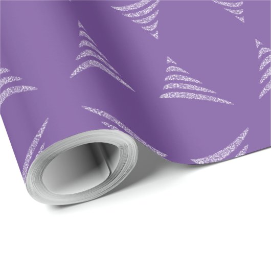 Amiable Monochrome artistieke kerstboom Cadeaupapier (Rol Hoek)