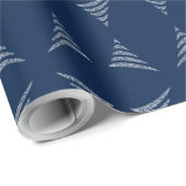 Amiable Monochrome artistieke kerstboom Cadeaupapier (Rol Hoek)