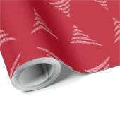 Amiable Monochrome artistieke kerstboom Cadeaupapier (Rol Hoek)